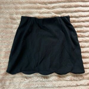 Topshop black mini skirt